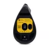 BakkerElkhuizen Grip Pro mouse, Right-hand, Vertical design, Optical, RF Wireless, 2400 DPI, Grey, Black, Yellow