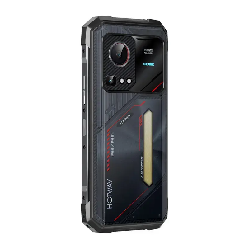 Smartphone HOTWAV Hyper 7S (black) — compact Android device
