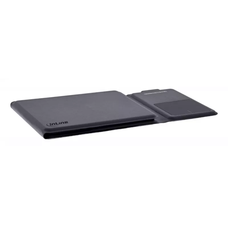InLine 55379B keyboard Universal Bluetooth QWERTZ German Black
