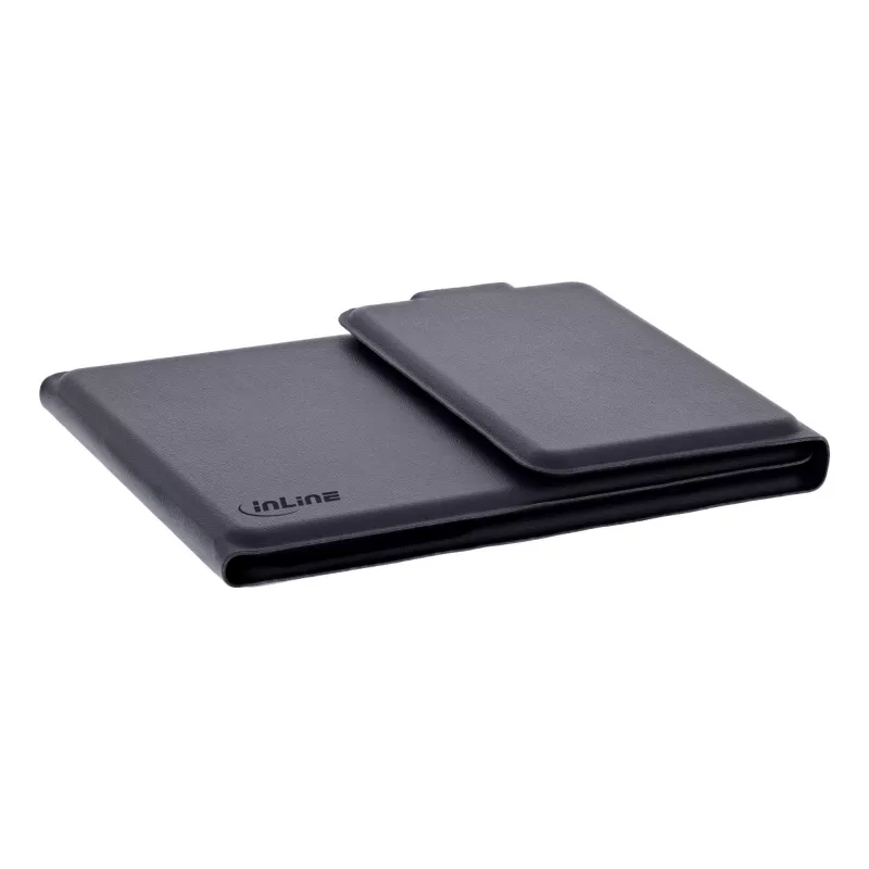 InLine 55379B keyboard Universal Bluetooth QWERTZ German Black