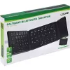 InLine 55379B keyboard Universal Bluetooth QWERTZ German Black