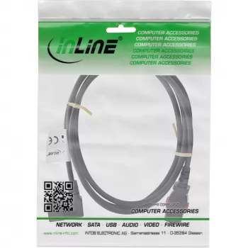 InLine 16933A power cable Black 3 m IEC C13 IEC C14