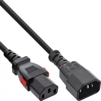 InLine 16933L power cable Black 3 m IEC C13 IEC C14