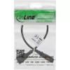 InLine 16934L power cable Black 0.5 m IEC C13 IEC C14