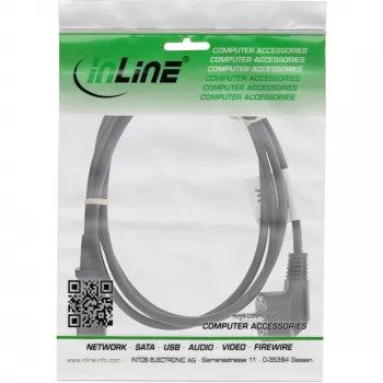 InLine 16953L power cable Black 3 m IEC C13 CEE7/7