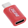 Cable gender changer InLine 31650 — USB-C to USB-C, red, 0.003 kg