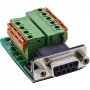 InLine 92501A wire connector Terminal block / D-Sub 9 Black, Green