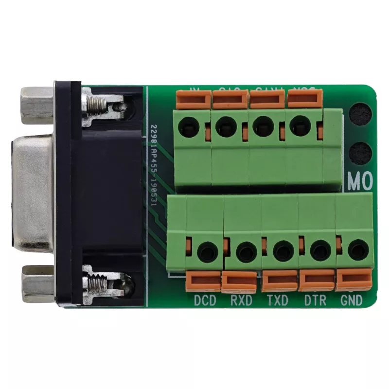 InLine 92501A wire connector Terminal block / D-Sub 9 Black, Green