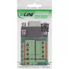 InLine 92501A wire connector Terminal block / D-Sub 9 Black, Green