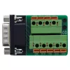 InLine 92501B wire connector Terminal block / D-Sub 9 Black, Green