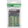 InLine 92501B wire connector Terminal block / D-Sub 9 Black, Green