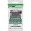 InLine 92501D wire connector Terminal block / D-Sub 9 Black, Green