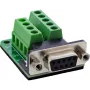 InLine 92501E wire connector Terminal block / D-Sub 9 Black, Green