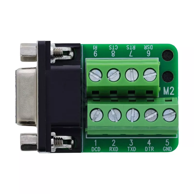 InLine 92501E wire connector Terminal block / D-Sub 9 Black, Green