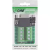InLine 92501E wire connector Terminal block / D-Sub 9 Black, Green