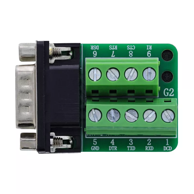 InLine 92501F wire connector Terminal block / D-Sub 9 Black, Green
