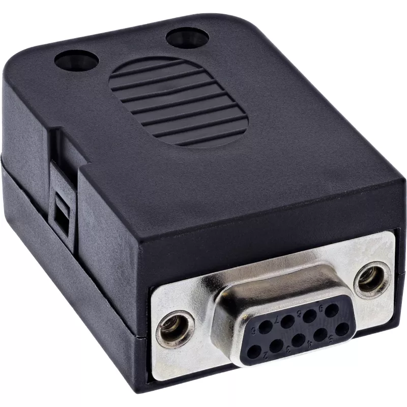 InLine 92501G wire connector Terminal block / D-Sub 9 Black