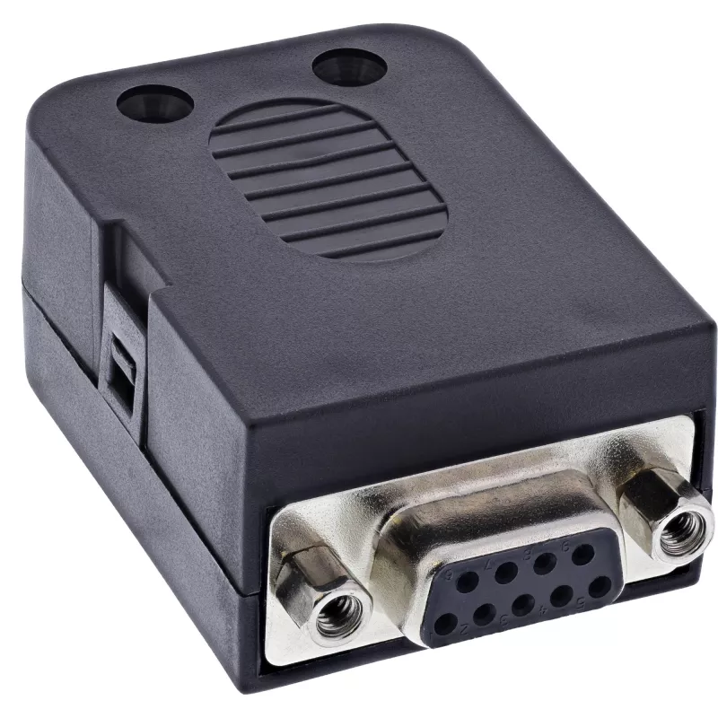 InLine 92501H wire connector Terminal block / D-Sub 9 Black