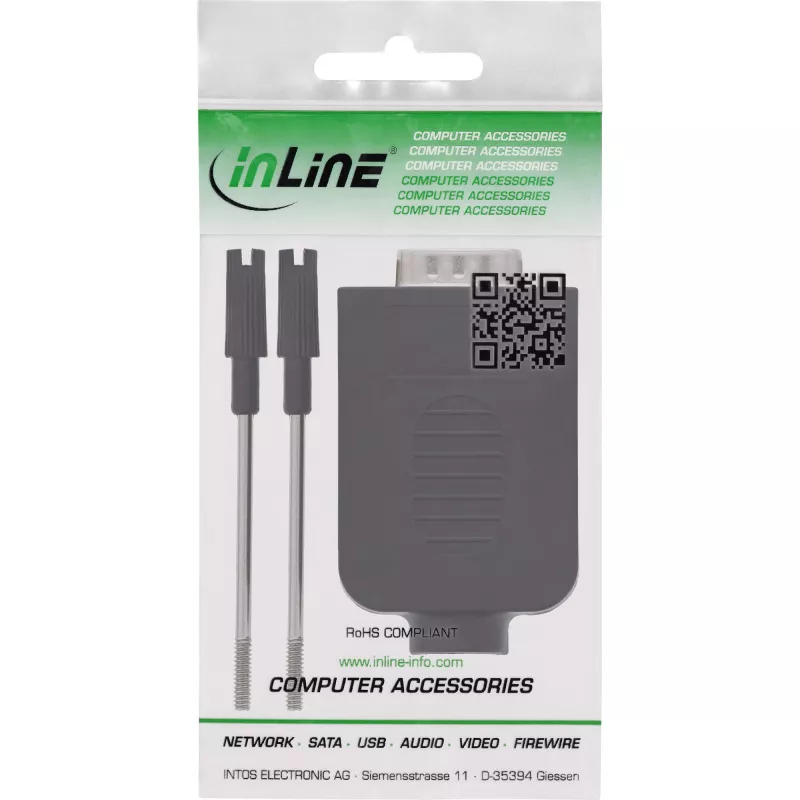 InLine 92501I wire connector Terminal block / D-Sub 9 Black