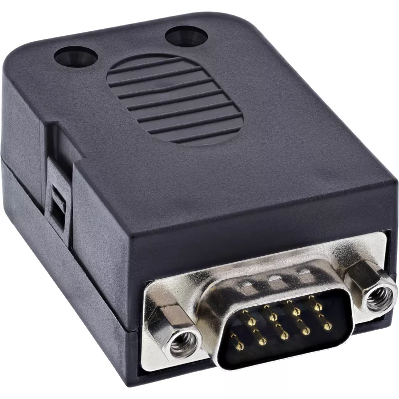 InLine 92501J wire connector Terminal block / D-Sub 9 Black