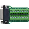 InLine 92502A wire connector Terminal block / D-Sub 15 Black, Green