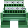 InLine 92502C wire connector Terminal block / D-Sub 15 Green