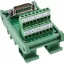 InLine 92502D wire connector Terminal block / D-Sub 15 Green