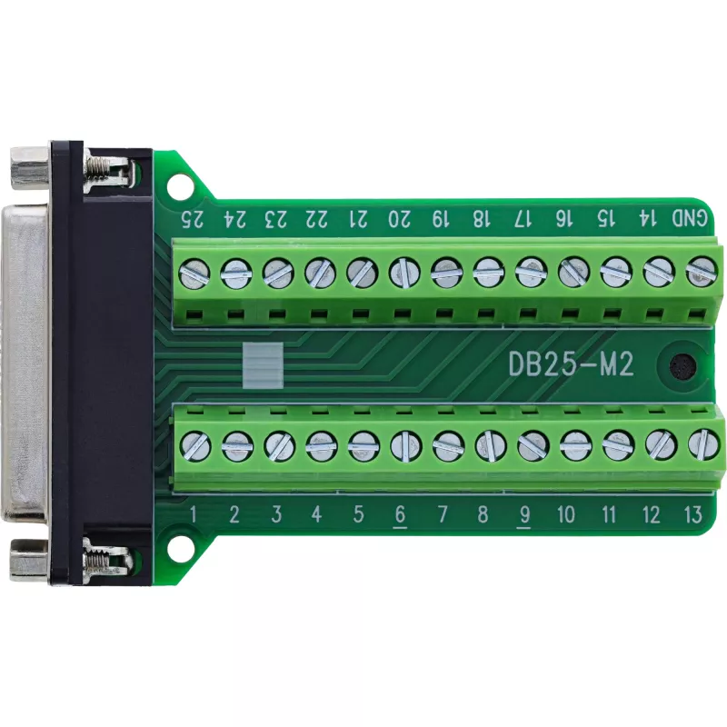 InLine 92502E wire connector Terminal block / D-Sub 25 Green