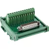 InLine 92502I wire connector Terminal block / D-Sub 25 Green