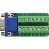 InLine 92503B wire connector Terminal block, VGA (HD15) Blue, Green