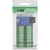 InLine 92503B wire connector Terminal block, VGA (HD15) Blue, Green