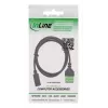 InLine 92504F wire connector USB-C / Terminal block, 5-pin Black, Green