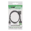 InLine 92504G wire connector USB-A / Terminal block, 5-pin Black, Green