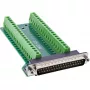 InLine 92502J wire connector Terminal block / D-Sub 37 Black, Green