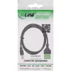 InLine 92504I wire connector USB-B / Terminal block, 5-pin Black, Green
