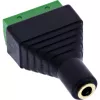 InLine 92504K wire connector 3.5 mm 4-pin jack TRRS / Terminal block 4 terminals Black, Green