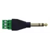 InLine 92504L wire connector 6.35 mm 3-pin jack TRS / Terminal block 3 terminals Black, Green