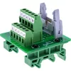 InLine 92504O wire connector IDC 10 / Terminal block 5 terminals Green, Light grey