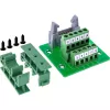 InLine 92504O wire connector IDC 10 / Terminal block 5 terminals Green, Light grey
