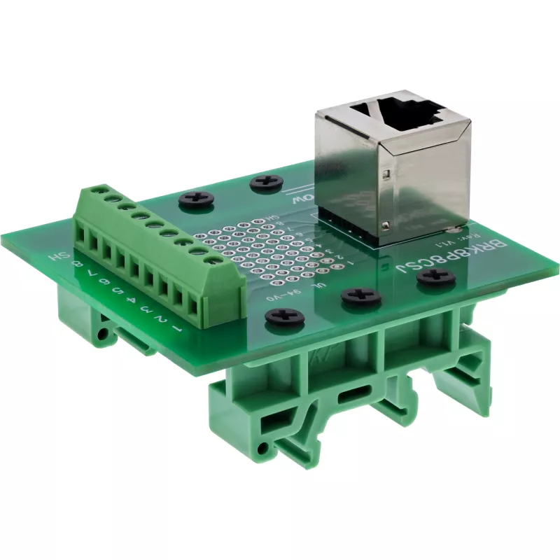InLine 92505A wire connector RJ45 8P8C / Terminal block 9 terminals Green