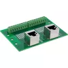 InLine 92505D wire connector 2x RJ45 8P8C / 2x Terminal block 9 terminals Green