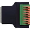 InLine 92505E wire connector RJ45 8P8C / Terminal block, 8-pin Black