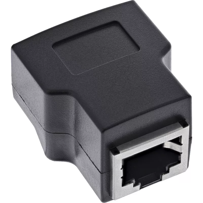 InLine 92505E wire connector RJ45 8P8C / Terminal block, 8-pin Black