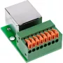 InLine 92505F wire connector RJ45 Cat.5e 8P8C / Terminal block, 8-pin Green