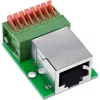 InLine 92505F wire connector RJ45 Cat.5e 8P8C / Terminal block, 8-pin Green