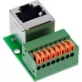 InLine 92505G wire connector RJ45 Cat.5e 8P8C / Terminal block, 8-pin Green