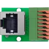InLine 92505G wire connector RJ45 Cat.5e 8P8C / Terminal block, 8-pin Green