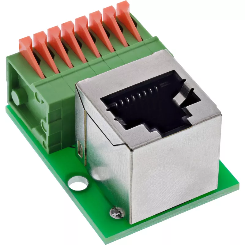 InLine 92505G wire connector RJ45 Cat.5e 8P8C / Terminal block, 8-pin Green