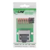 InLine 92505G wire connector RJ45 Cat.5e 8P8C / Terminal block, 8-pin Green
