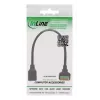 InLine 92505H wire connector RJ45 Cat.5e 8P8C / Terminal block, 8-pin Black